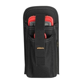 CLC Custom Leathercraft Large Electric Meter/Tester/Phone Holder, Black