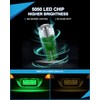 Marsauto 194 LED Light Bulb Green, 168 T10 2825 LED