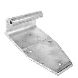 Aurora Aluminum Metallic Mill Great Dane Style 3-Hole (Dry Freight) 3-15/16"X 7-1/8" Door Hinge Semi Commercial Truck Trailer