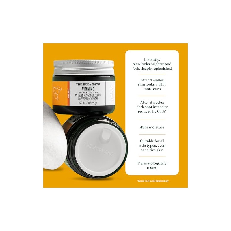 The Body Shop Vitamin C Glow Boosting Moisturiser for Unisex