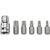 JTC JTC5365 5-Piece Triple Square Dodecahedral Bit Set, 0.5 inch (12.7 mm)