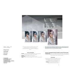 Rubélia Metallic Touch Permanent Hair Colour - Pink Grey Metallic, Pack of 1 - 115 ml