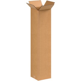 PARTNERS BRAND 8x8x36 Tall Corrugated Boxes, Tall, 8L x 8W x 36H, Pack of 25 | Shipping, Packaging, Moving, Storage Box for Home or Business, Strong Wholesale Bulk Boxes