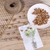 100pcs Wooden Push Pins, Natural Wood Push Pins Round Head