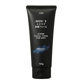Cainz Scrub Face Wash Foam, 4.6 oz (130 g), For Men, Smooth Pores, Exfoliating Ingredient, Refreshing, Skin Care, For Men
