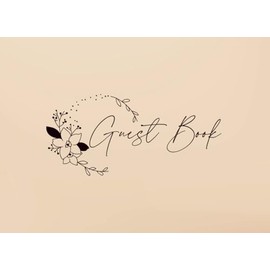 Elegant Guest Book: Paperback with 100 Lined Pages for Events, Rentals, Receptions, and Special Moments