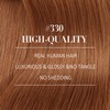 YoungSee 22inch 120g 7pcs Clip in Human Hair Extensions Copper