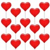 Fruidles Valentine's Heart Lollipops Candy, Red Heart Shaped Hard Candy