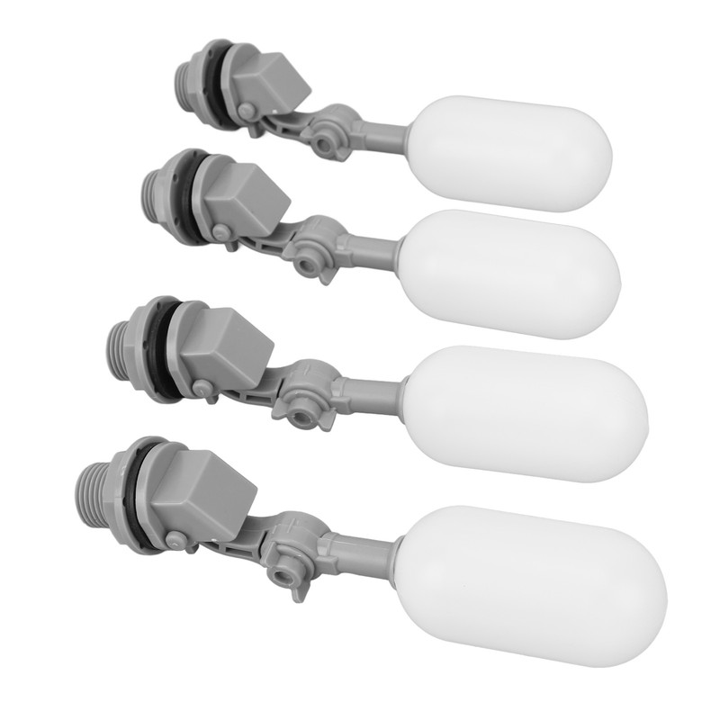 4PCS Float Ball Valve DN15 1/2 Inch ABS PE Water