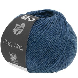 LANA GROSSA Cool Wool Melange, Extra Fine Merino Wool, Machine Washable and Felt-Free, Hand Knitting Yarn Made from 100% Virgin Wool (Extra Fine Merino), 50 g Wool for Knitting and Crocheting, 160 m