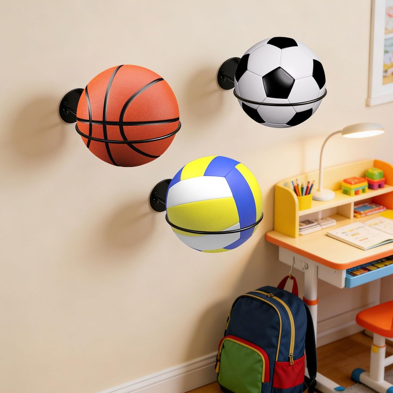 TEUYOE 2 supporti per palline da parete, supporto da parete