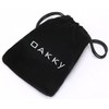 OAKKY Stainless Steel Hip Hop Men's and Women's Muticolor Shiny