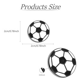 20Pcs Sports Soccer Badge Enamel Lapel Pin 1“, Soccer Football Badge Pins For Student School Clothes Bags Hats Brooches Jewelry Sports Lover Gift