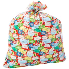 Christmas The North Pole,Giant Gift Sacks, 36x44 in.