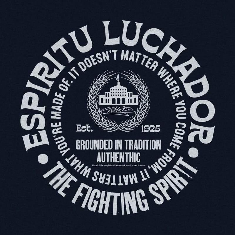 Tee Luv Men's Cerveza Modelo The Fighting Spirit Double Sided
