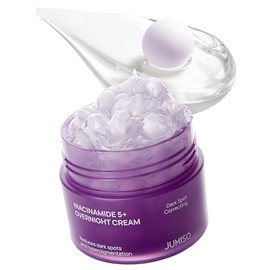 Jumiso Niacinamide 5+ Overnight Capsule Cream (50Ml/1.69 Fl Oz) – Melting Capsule Sleeping Mask, 5% Niacinamide + 1% Txa + Glutathione, Tone Appearanc