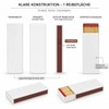 jameitop 2 XL Packs of Matches Without Print/White Boxes for