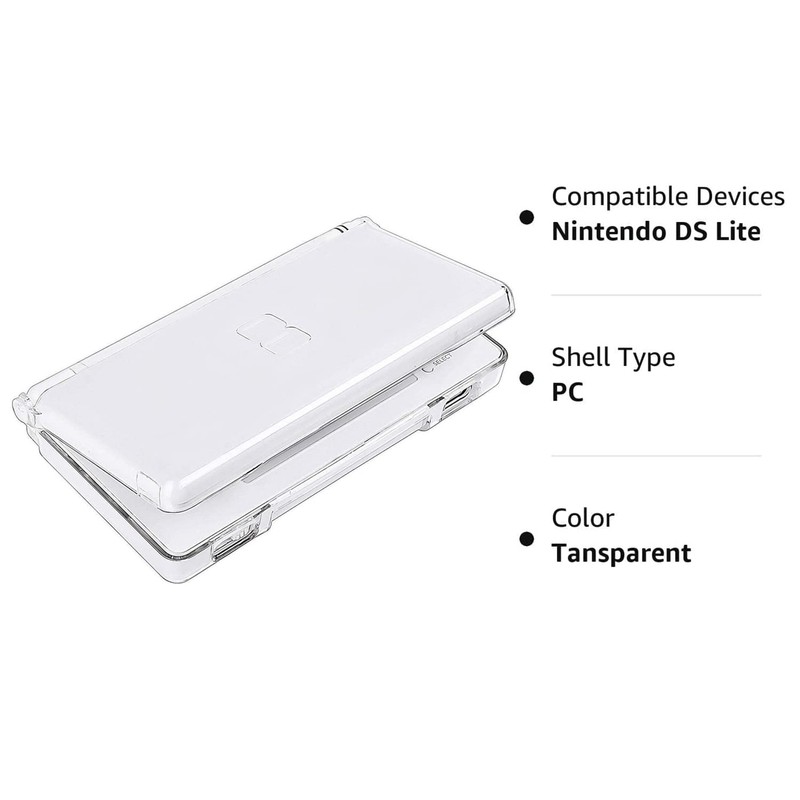 yufulai Protective Case for NDSLite Protective Cover Clear Protective Frame