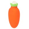 Carrot Hot Water Bottle Cute Silicone Microwaveable Anti Leakage Handheld