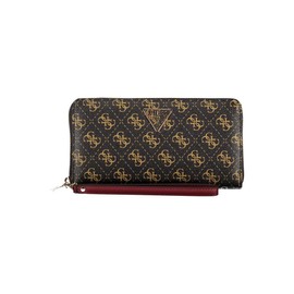 Guess Laurel SLG Cheque Organiser, Brown logo, Standard size, Classic