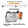 Pair Headlights Assembly DOT Approved For 2008-2012 Ford Escape Limited