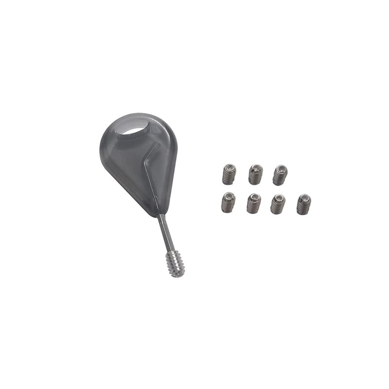 UPSURF Surfboard Fins Double Tabs K2.1 Size, Set of 4,