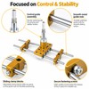 Door Lock Mortise Jig Kit with X Cutters – Adjustable