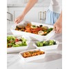 Sweejar Ceramic Bakeware Set of 4, Casserole Dishes for Oven,
