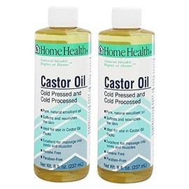 Home Health Castor Oil 8 Fl Oz (Pack of 2)
