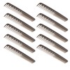 10pcs Double Tooth Comb Detangling Prevent Static Lightweight Wide Fine