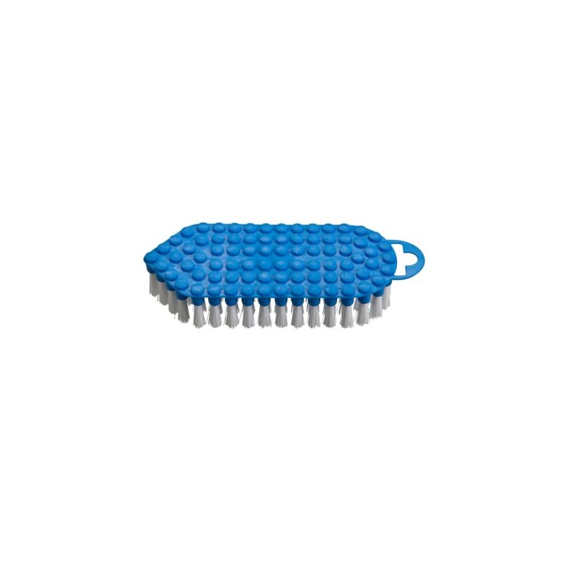 haug bürsten - Flexo-Bürste mit Flexibler Scheuerbürste - Farbe: Blau