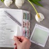 DiverseBee 50 Sheets Pastel Transparent Sticky Notes, 3x3” Clear Sticky