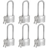 HOX Marine-Grade Rustproof Padlock, Stainless Steel Shackle & Chrome-Plated Brass