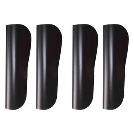 HugeDE 2 Pairs 12 Inches Tall Boot Supports Plastic Boot Trees Long Black Shoe Trees Boot Shaper Insert Pads Shoe Form Inserts