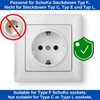 Child Safety Sockets, 10/20 Pack with Twist Mechanism for German