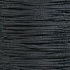 Hilo de cordón de abalorio de 3 mm de diámetro (25 pies, negro)