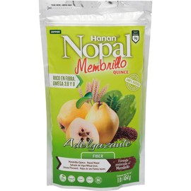 Nopal Mix Quince (Membrillo) - 100% Natural High Fiber Blend - 1lb (454g) - Detox, Improved Digestion and Increased Energy