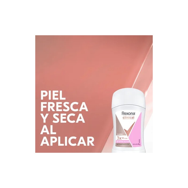 Rexona Clinical Classic Stick 46g Desodorante Mujer