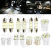 zoo3026 14Pcs LED Car Interior Light Package Kit for Dome