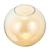 PATIKIL 6 Inch Amber Glass Globe Shades Replacement, 1pcs Handmade