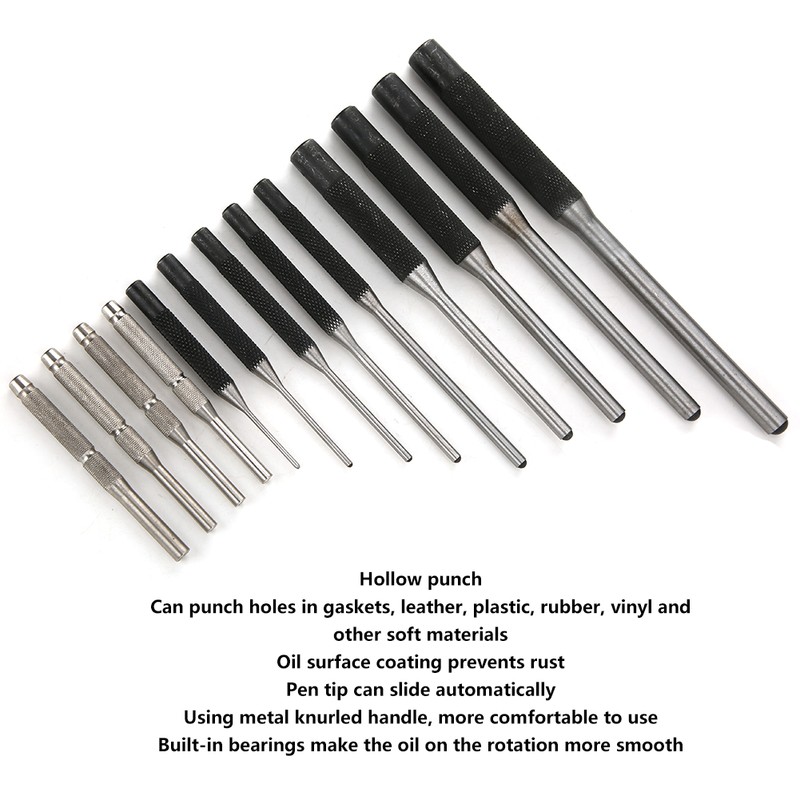 13pcs DIY Belt Punching Tools Kit Hand Made Leather Crafts