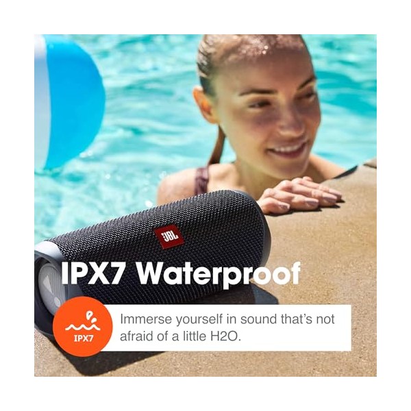 JBL JBL Flip 5 (Black) + Bundle with divvi! Protective