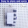 LEONTOOL 360 Pieces Internal Tooth Star Lock Washers 9 Sizes