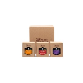 FUEGO MEXIKA® | 3-Pack Essential Gourmet Mexican Salsas - Premium Salsas Kit - Mango & Habanero - Morita & Chipotle with Garlic - Habanero & Morita with dried Plums.
