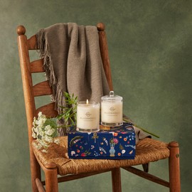 Glasshouse Fragrances Candle Duo, Triple Scented Natural Soy Wax Blend, 2 Wicks & Glass Jar, 65 Hour Burn Time, Country Couture & Forever Florence, 13.4 oz. (380g)