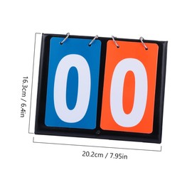 Mipcase Match Scoreboard Flip Scoreboard for Basketball and Sports Durable Tabletop Score Keeper Easy to Use for Training and Competitions and Design