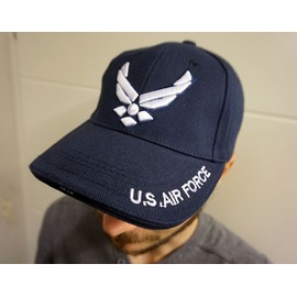 CAP US AIR FORCE USAF AIR FORCE Crest Insignia Wings USA United States America Pilot Wingman Luftstreitkraft Hat FAN Logo#16021 Uniform