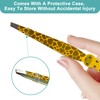 3pcs Animal Shaped Slanted Tweezers Set for Eyebrow and Facial