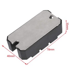 Bridge Rectifier, 150A 1600V Photovoltaic Bridge Rectifier Diode Single-Phase Bridge Diodes Rectifier with Insulated Mounting Base, Other Electrical Accessories (Black)