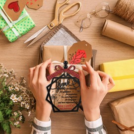 Thank You Gifts for Women Men Teacher Appreciation Inspirational Gift for Boss Colleague Friends Coworker Goodbye Farewell Gifts Leaving Job Gifts Acrylic Hanging Plaque Keepsake